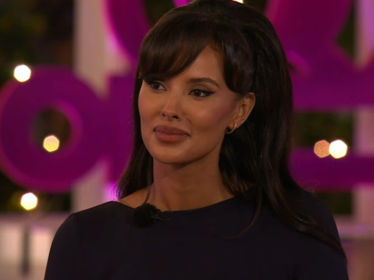 Maya Jama joked about people encouraging her to get back with her ex (ITV)