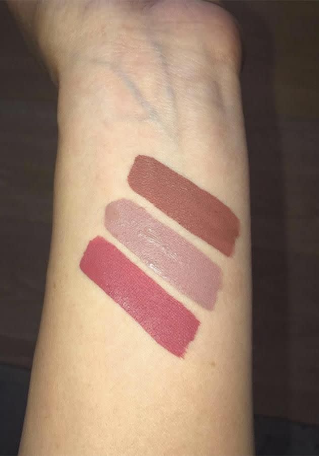 The new Kylie Cosmetics colours.