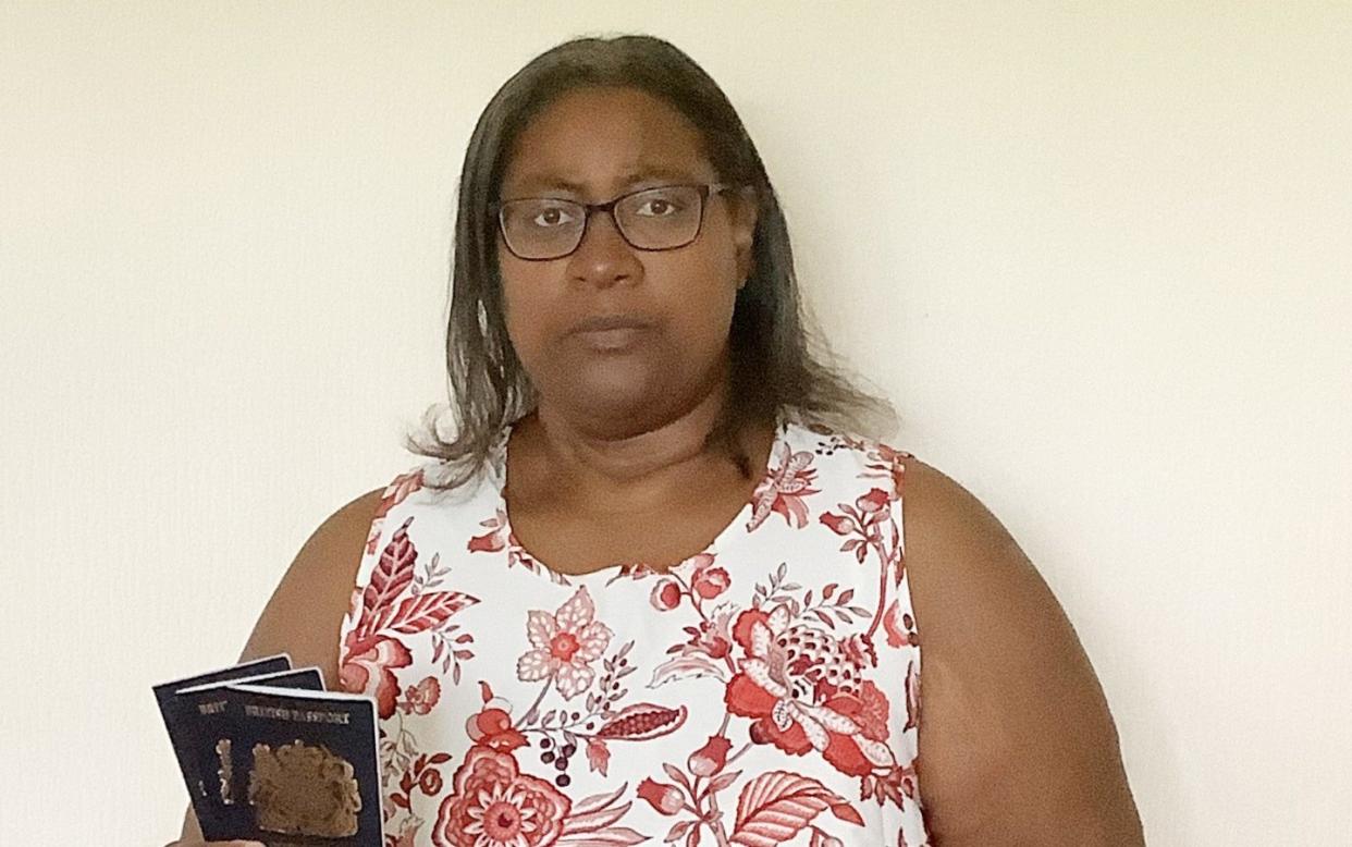 Nadine Bradley, 43, who received six strangers' passports incorrectly