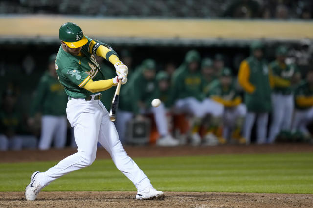 A's win battle of MLB's worst on Brent Rooker's 2-run walk-off HR