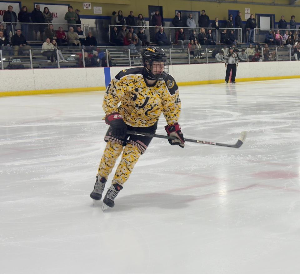 Nick Kasich circles back as St. John Vianney regains possession against Wall.