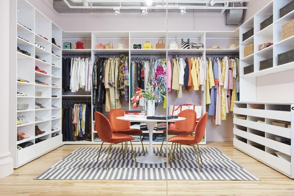 What would the Man Repeller office be without a mighty fashion closet? Built by California Closets.