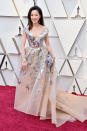 <p>The “Crazy Rich Asians” star looked regal in Elie Saab. <em>[Photo: Getty]</em> </p>