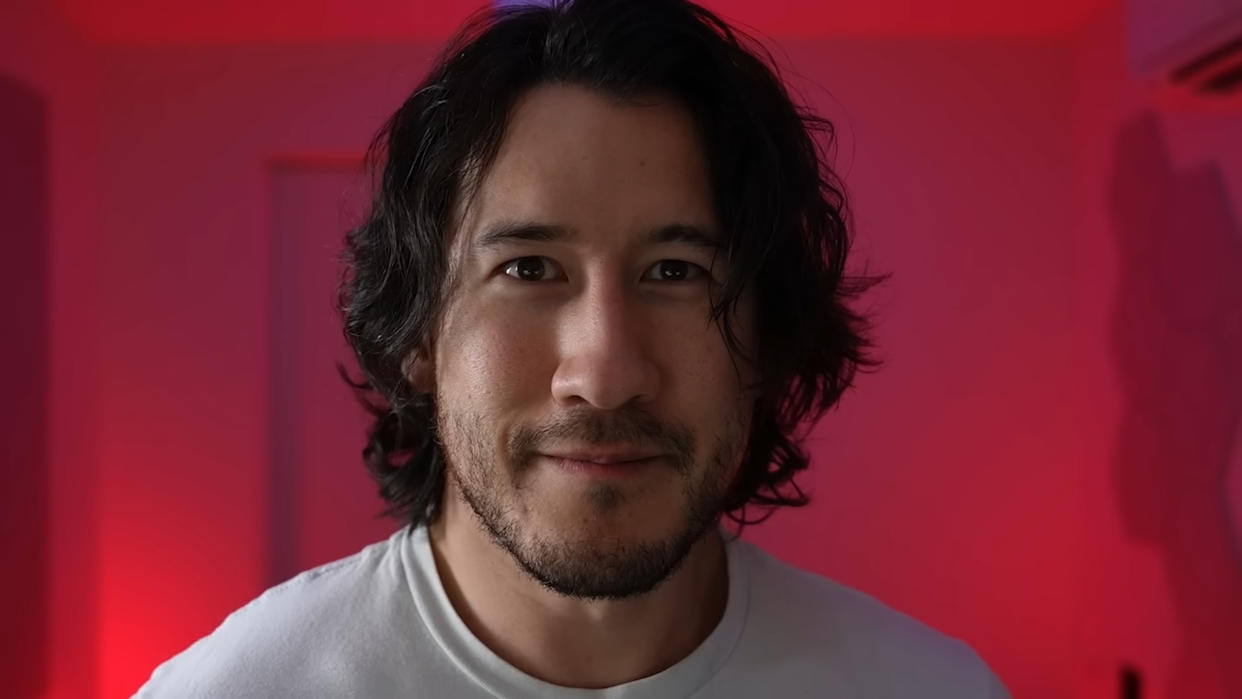  Markiplier in his "here" video. 