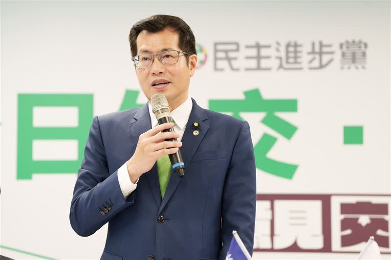 羅致政對侯友宜致詞「不意外，但仍然有點失望。」（圖／民進黨提供）