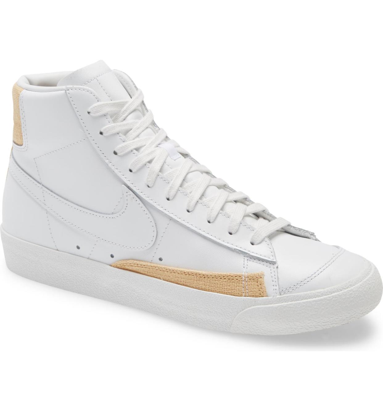White high top sneakers
