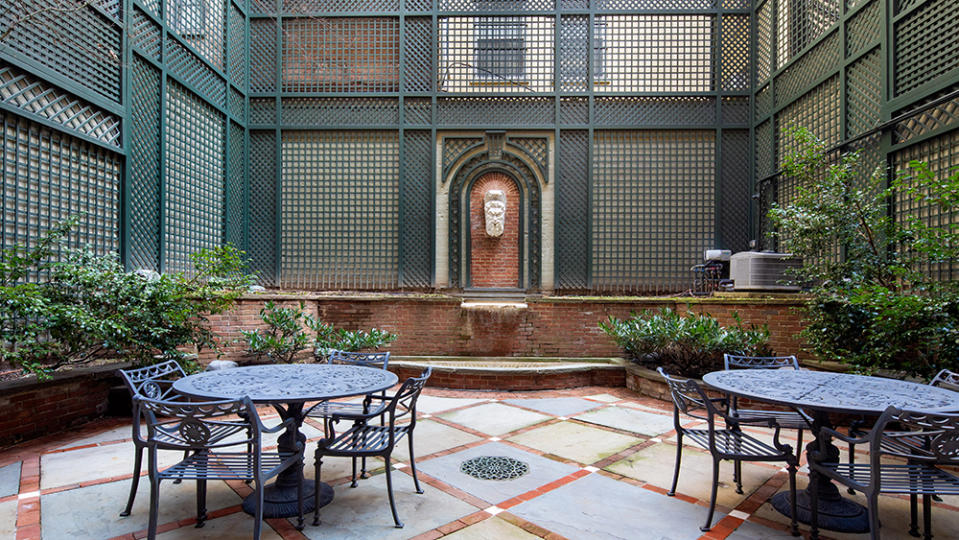 NYC Townhouse by Gianni Versace Patio