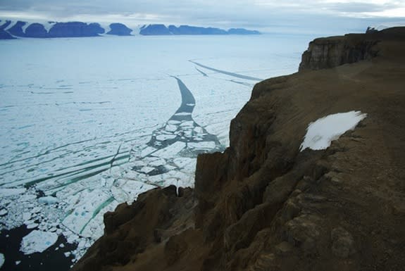 Greenland's Petermann Glacier birthed a massive new iceberg in June 2012. The glacier has shrunk significantly in recent years.