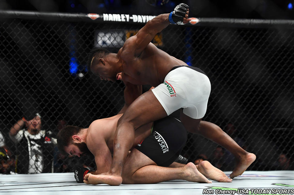 Francis Ngannou KOs Andrei Arlovski.