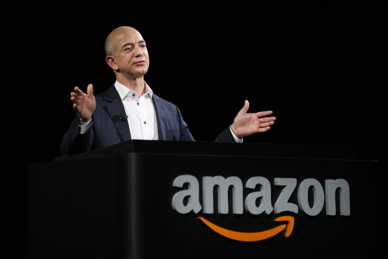 'This executive order is one we do not supoprt,' Amazon CEO Jeff Bezos says: 2012 Getty Images