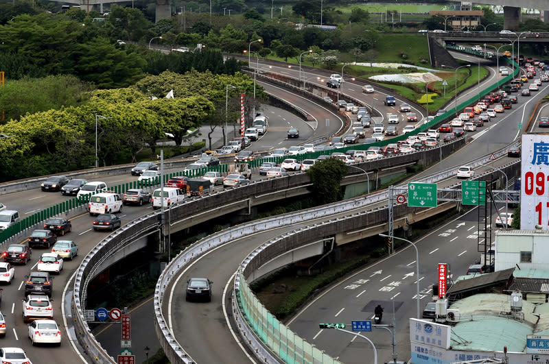 清明連假車潮。（圖片來源：中央社）