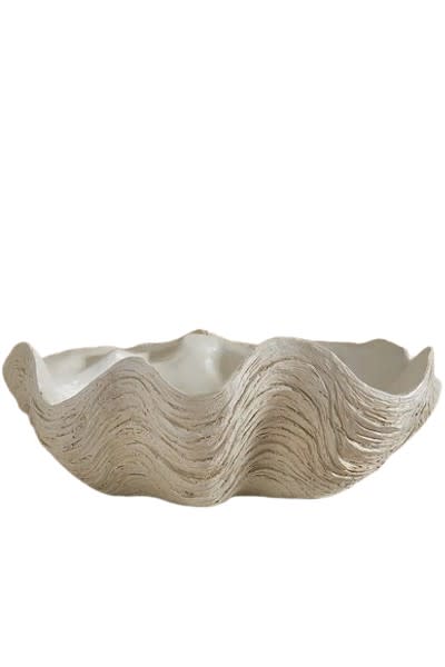 George Home White Shell Bowl