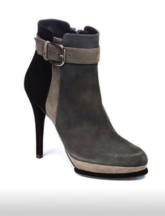 We love the idea of tonal color-blocking on a boot.