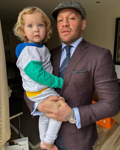 <p>Conor McGregor Instagram</p> Conor McGregor and Rian McGregor.