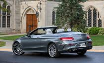 <p>caranddriver.com</p><p><a href="https://www.caranddriver.com/mercedes-benz/c-class" rel="nofollow noopener" target="_blank" data-ylk="slk:Learn More;elm:context_link;itc:0;sec:content-canvas" class="link ">Learn More</a></p><p>Compact dimensions, powerful engines, and an elegant interior give the Mercedes-Benz C-class cabriolet a sporty and expensive feel that make it one of the best convertibles in its class. The C300 and its turbocharged four-cylinder offers sharp handling and strong acceleration, but its ride can be harsh over rough pavement. While its interior is handsome and can be outfitted with many upscale amenities, its back seat is cramped and really not fit for adults. Its modern cabin design is complemented by its sleek exterior, and it looks especially handsome with the top down. This is a fun-to-drive luxury convertible, and you get your money's worth with every drive. It's on our Editors' Choice list as a result.</p>