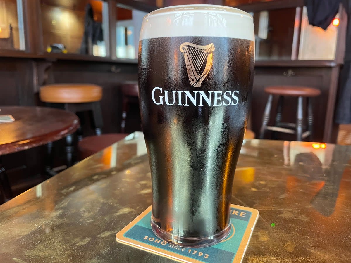Guinness: possibly the most velvety drink in existence  (Josh Barrie)