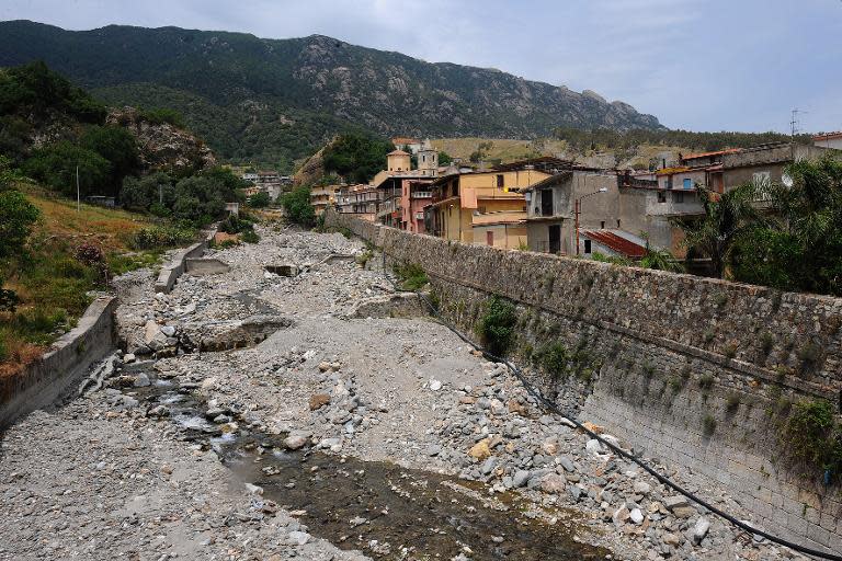 A view of Plati, near Reggio, southern Italy