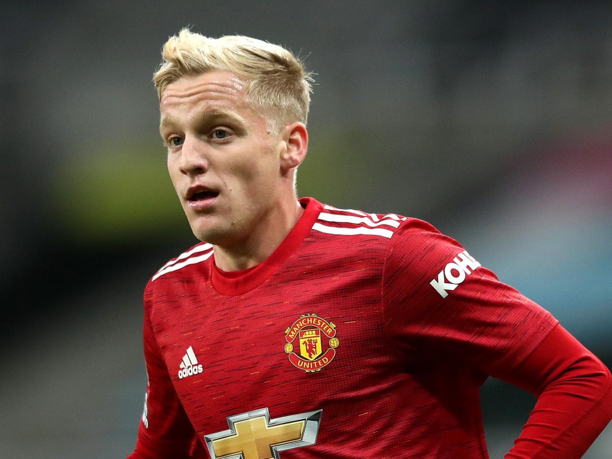 Manchester United midfielder Donny van de Beek (Getty Images)