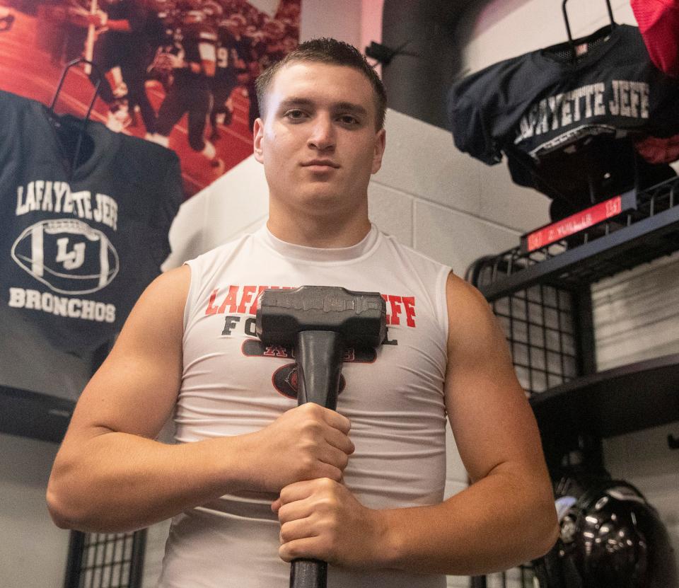 Tony Renaldo poses for a portrait. Photo taken Thursday, July 21, 2022, at Lafayette Jefferson High School in Lafayette, Ind. 