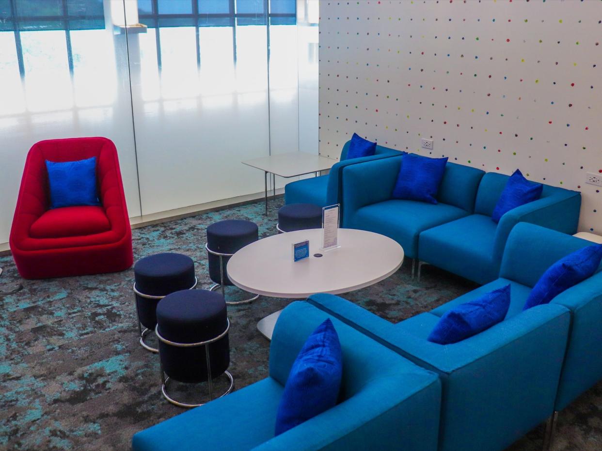 Inside the American Express Centurion Lounge at LaGuardia Airport — Amex Centurion Lounge LaGuardia Airport