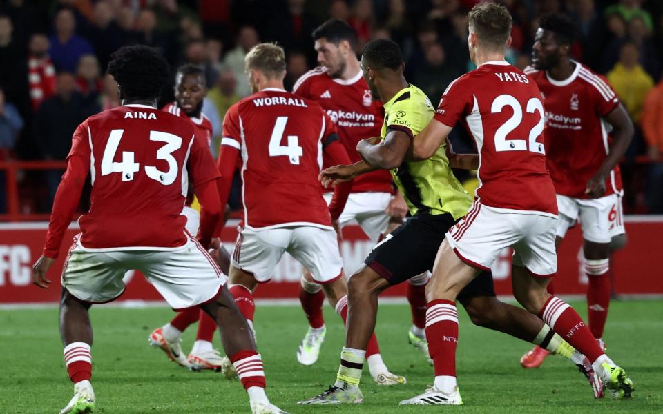 Callum Hudson-Odoi marks Nottingham Forest debut with stunning equaliser against Burnley