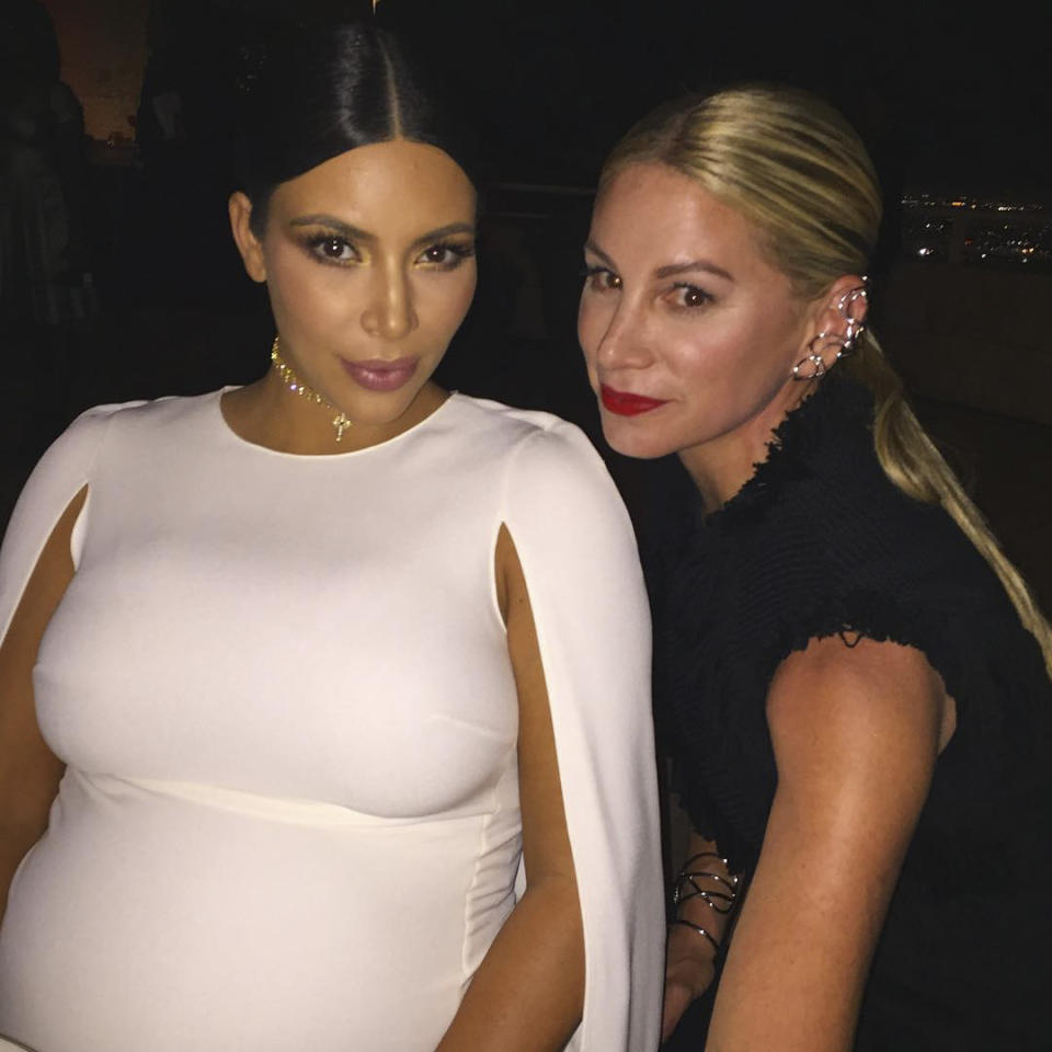 Kim Kardashian and Jennifer Fisher