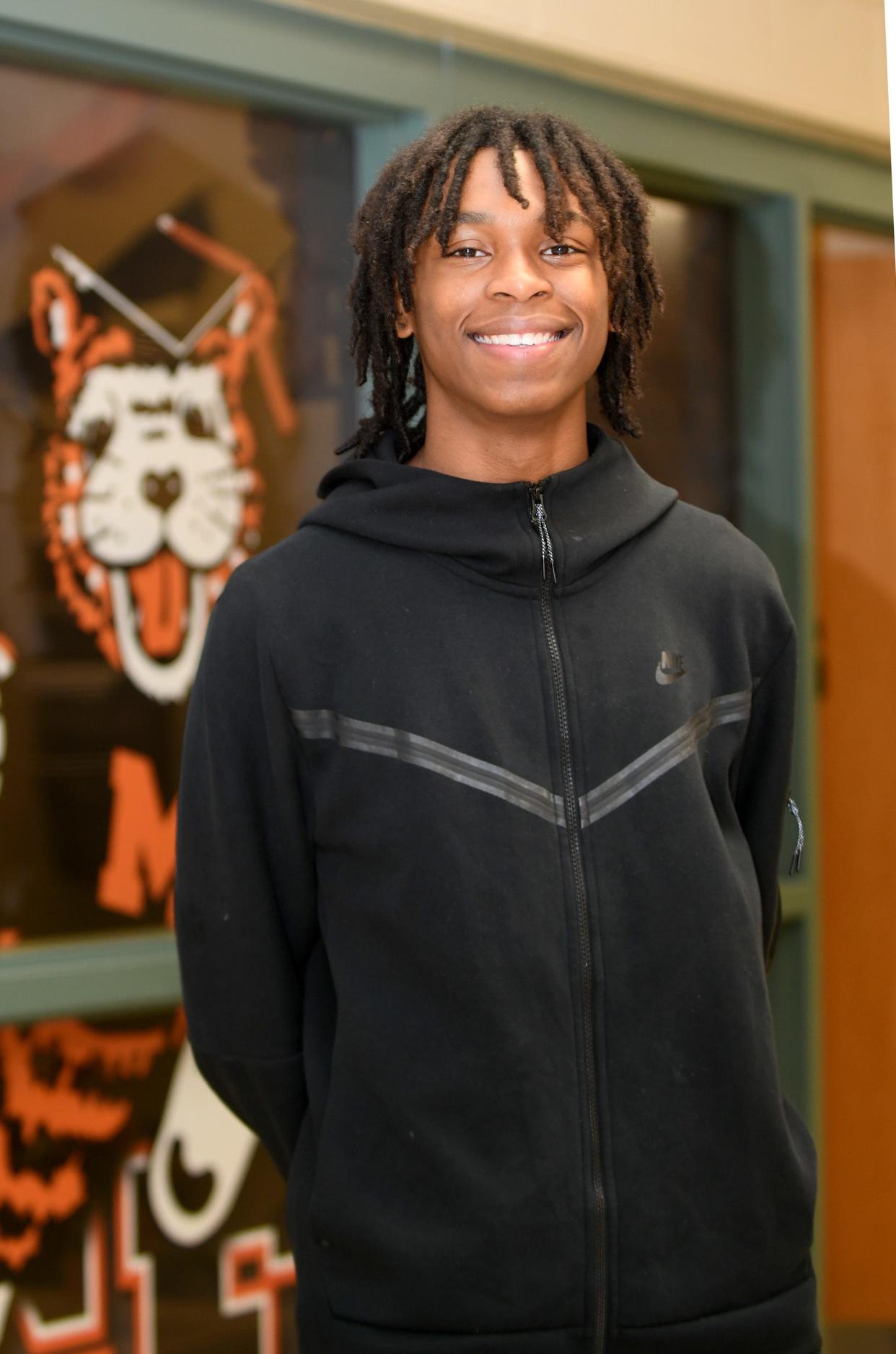 Deontay Malone, eighth-grader at Massillon Junior High School,  Canton Repository Synchrony Financial Kid of Character for January.  Wednesday,  January, 18, 2023.
