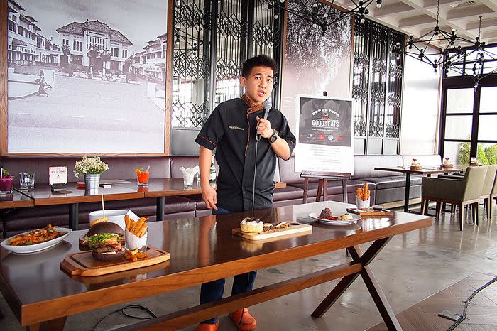 Chef Ivan Wibowo: Canting collaborated with the two chefs from the private dining service, “Good for Eats”, Fernando Sindu and Ivan Wibowo, for its launch event.