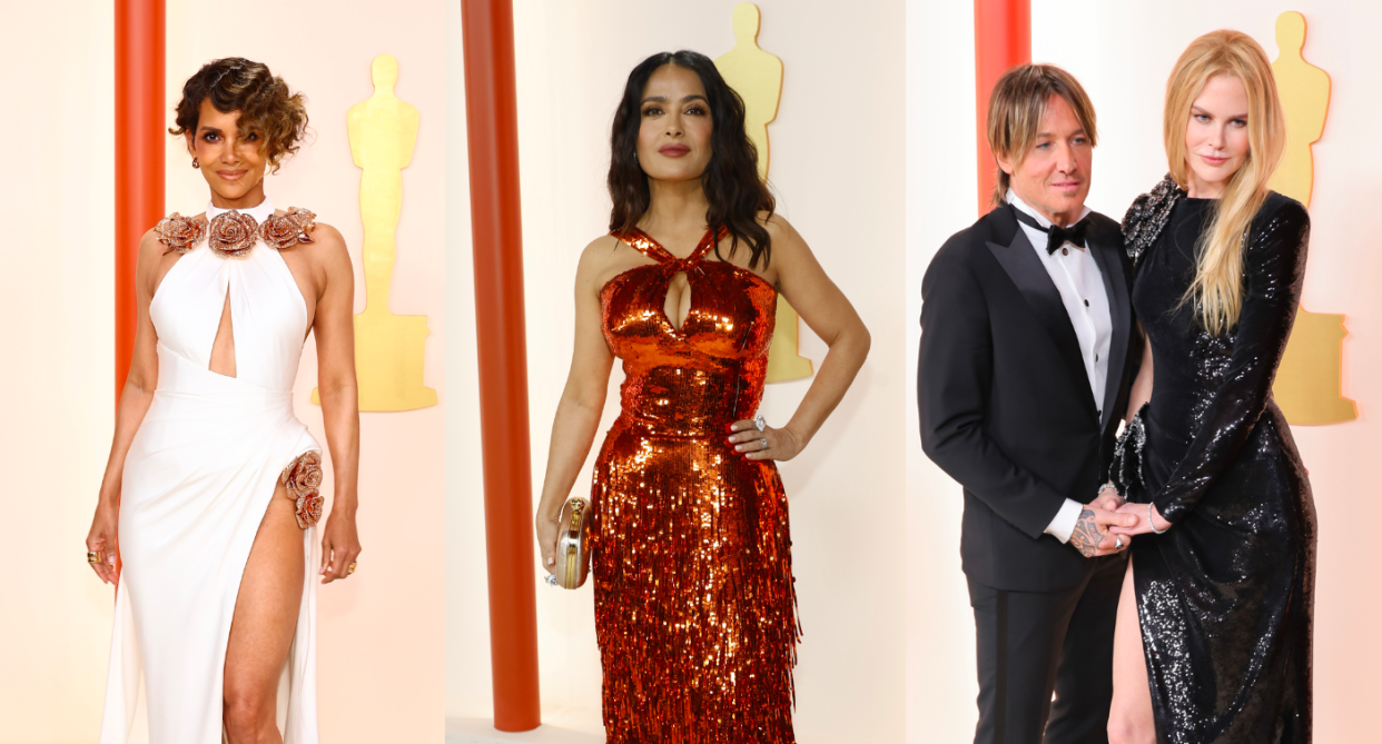 Halle Berry, Salma Hayek, Nicole Kidman & Keith Urban walk the 2023 Oscars red carpet