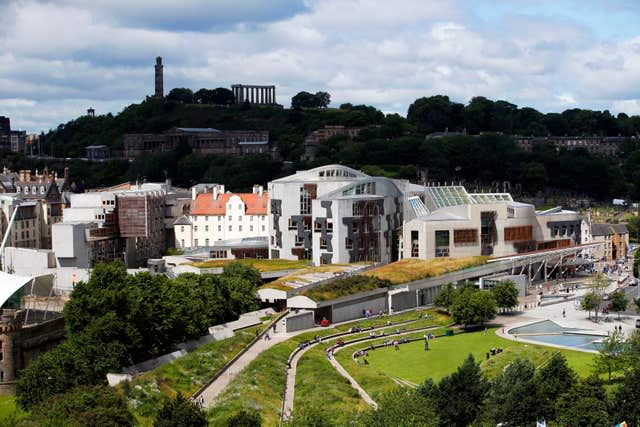 Holyrood from above