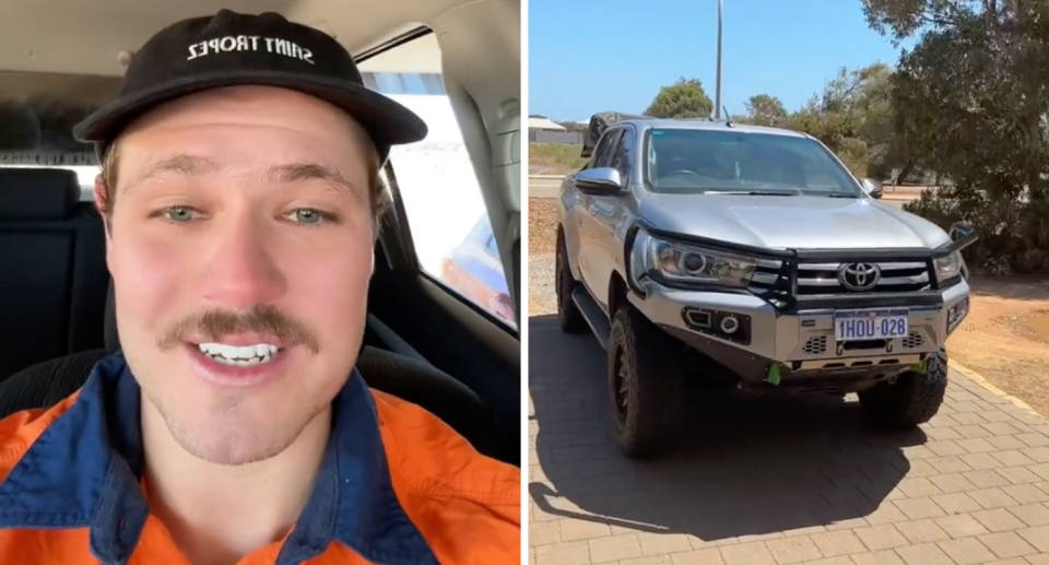 FIFO worker and ute.