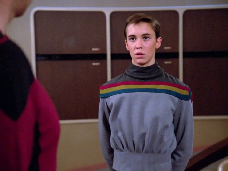 Wil Wheaton in an early episode of 