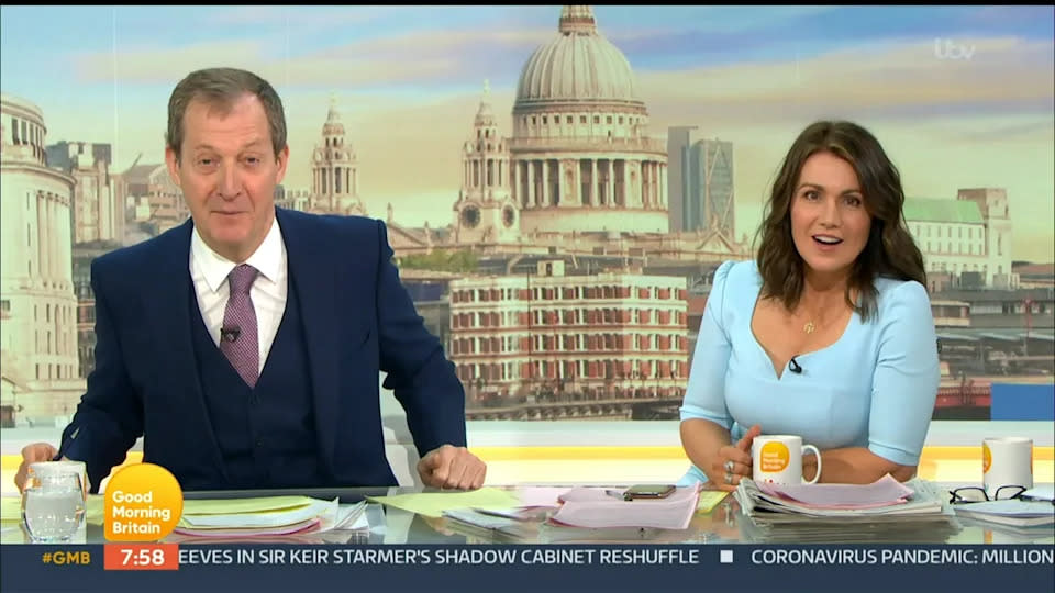 Alastair Campbell has replaced Piers Morgan on 'Good Morning Britain'. (ITV)