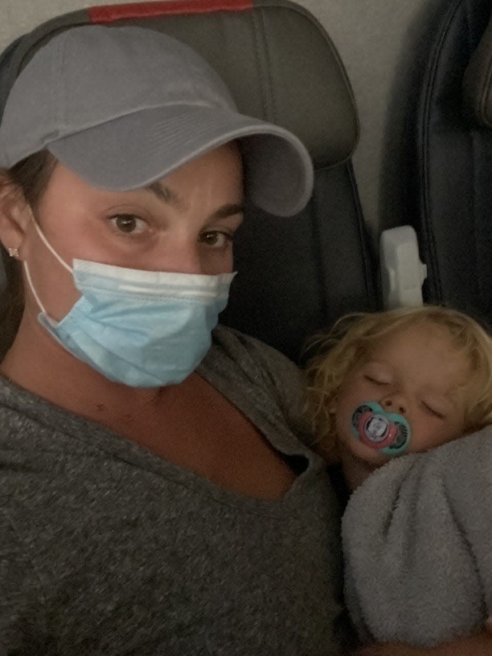 Jodi Degyansky and her son were escorted off of a Southwest Airlines flight at RSW because the 2-year-old was not wearing his mask in order to eat some snacks, she said.