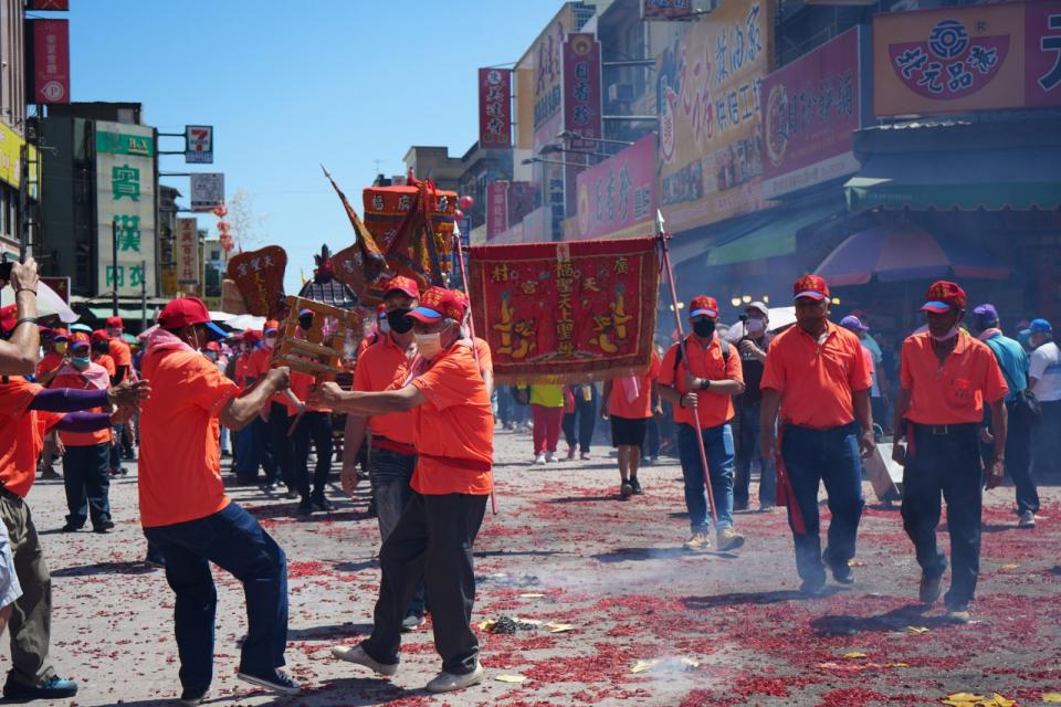 「北港進香」將登錄為我國重要民俗，南投中寮天聖宮到北港進香。文化部提供