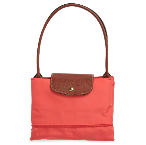 The Le Pliage Expandable Tote fold up when not in use. Image via Nordstrom.