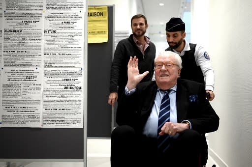 Dispensé de procès, le fondateur du FN Jean-Marie Le Pen a été filmé en intégralité 