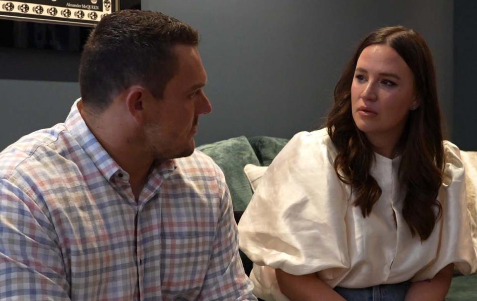 Ryan, left, and Emma Kelly talk about their daughter Tuesday, Nov. 8, 2022, in Zionsville.