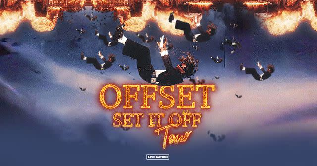 <p>Courtesy of Live Nation</p> Offset tour poster