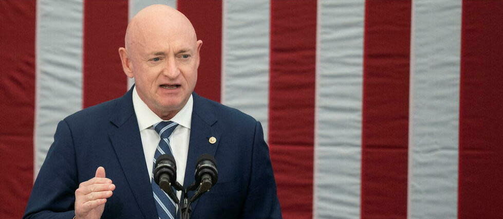 L'ancien astronaute Mark Kelly a été réélu sénateur en Arizona.  - Credit:JIM WATSON / AFP