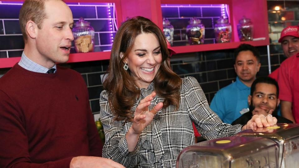 The Duke and Duchess of Cambridge visited Bradford, England, on Wednesday.