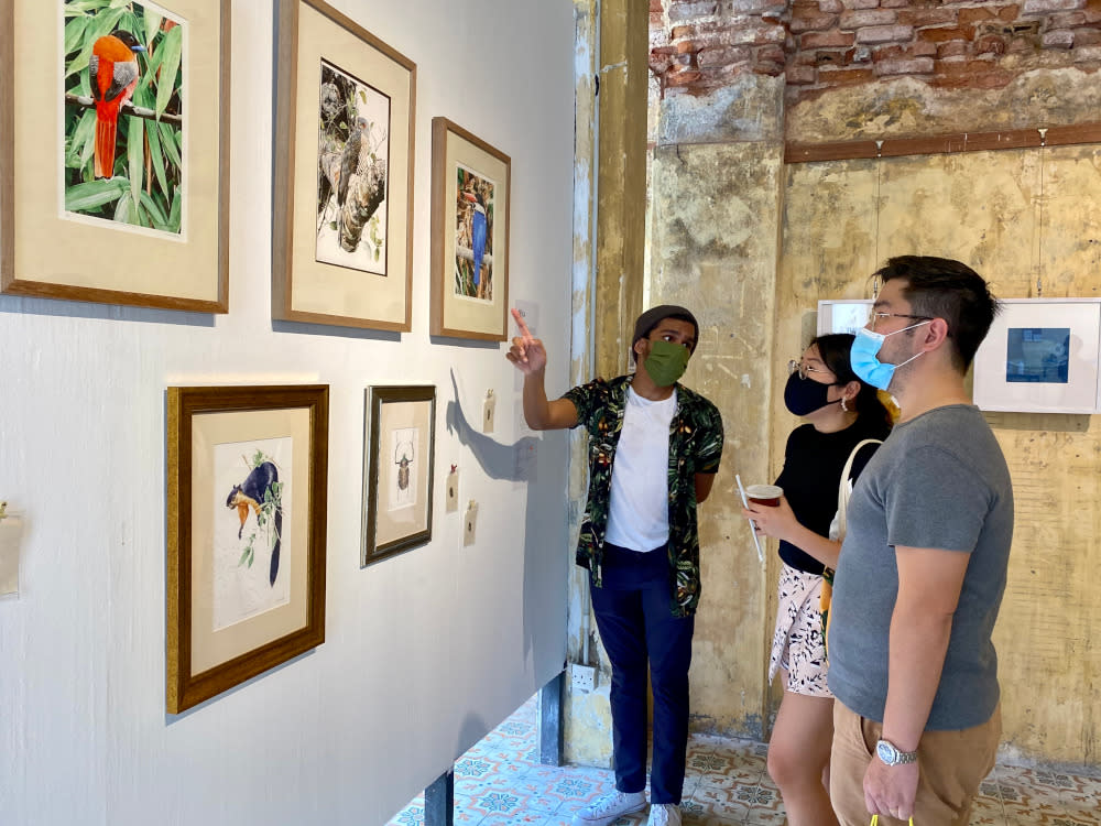 Since the pandemic first struck Malaysia, several small art galleries in Penang have closed down while many struggling local artists have had to find side work to make ends meet. — Picture by Steven Ooi KE