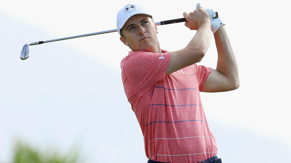 Jordan Spieth was cruising along at the Sony Open, 4 under through 16 holes after a rocky start to his round when the bottom dropped out of his day.