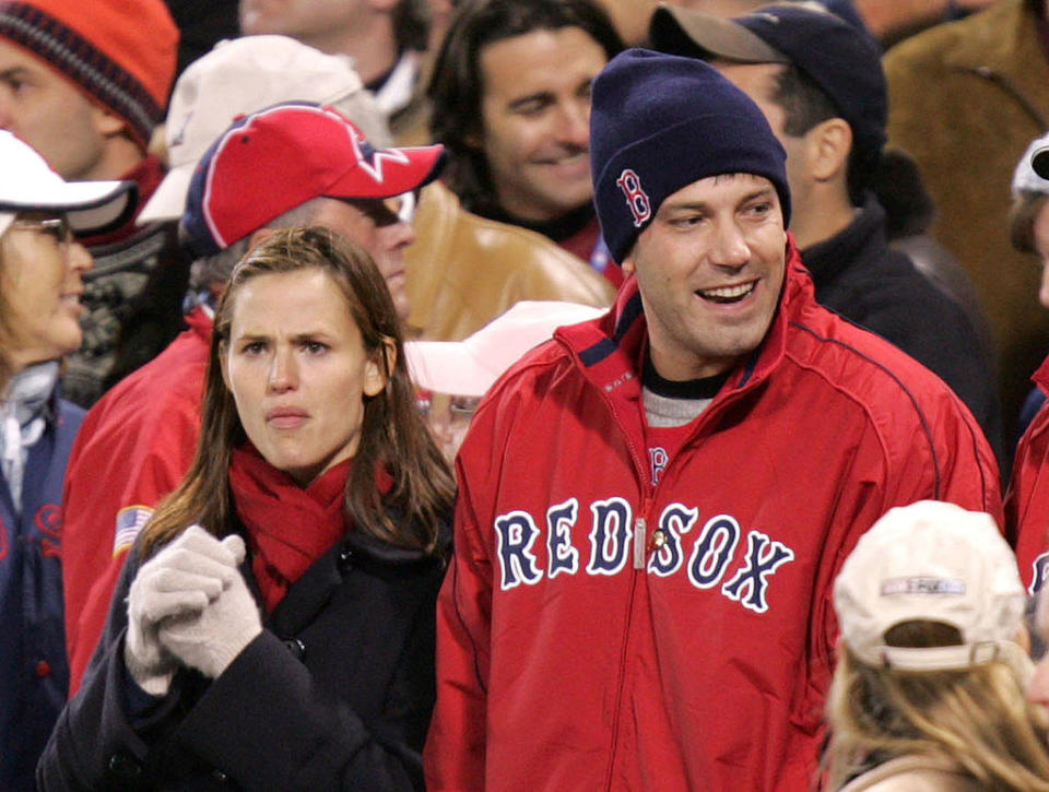 at a red sox game