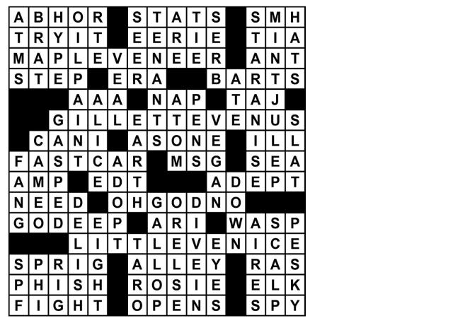 USA TODAY Network newspaper crossword, sudoku puzzle answers today