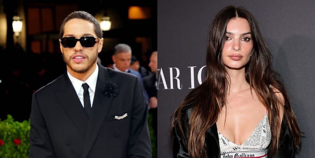 explaining the pete davidson and em rata dating rumors