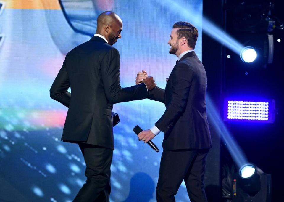 Justin Timberlake and Kobe Bryant | Kevin Winter/Getty