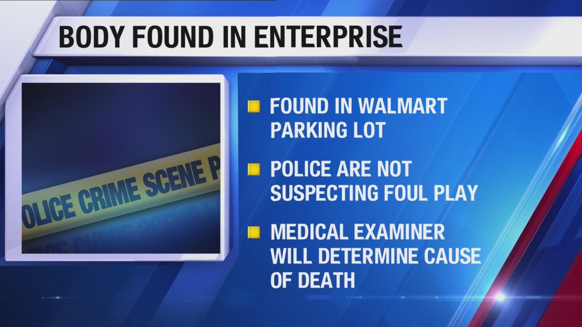 Body found in Walmart parking lot, police