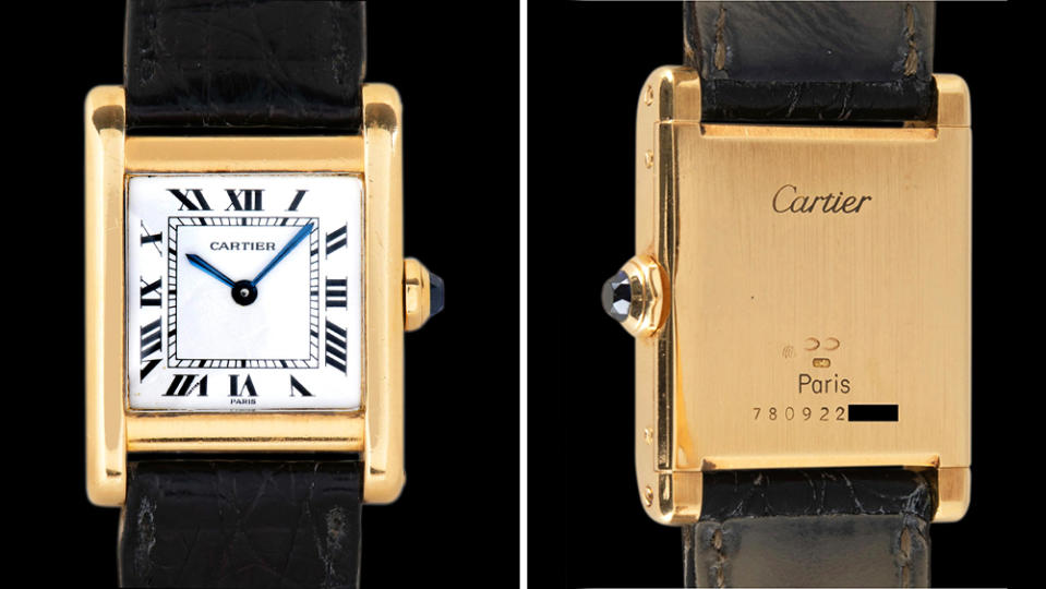 1980s Cartier Paris Tank Normale