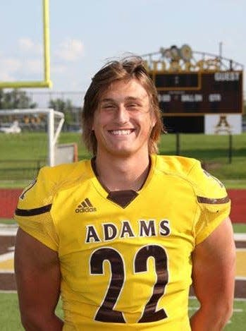 Rochester Adams tight end Brady Prieskorn